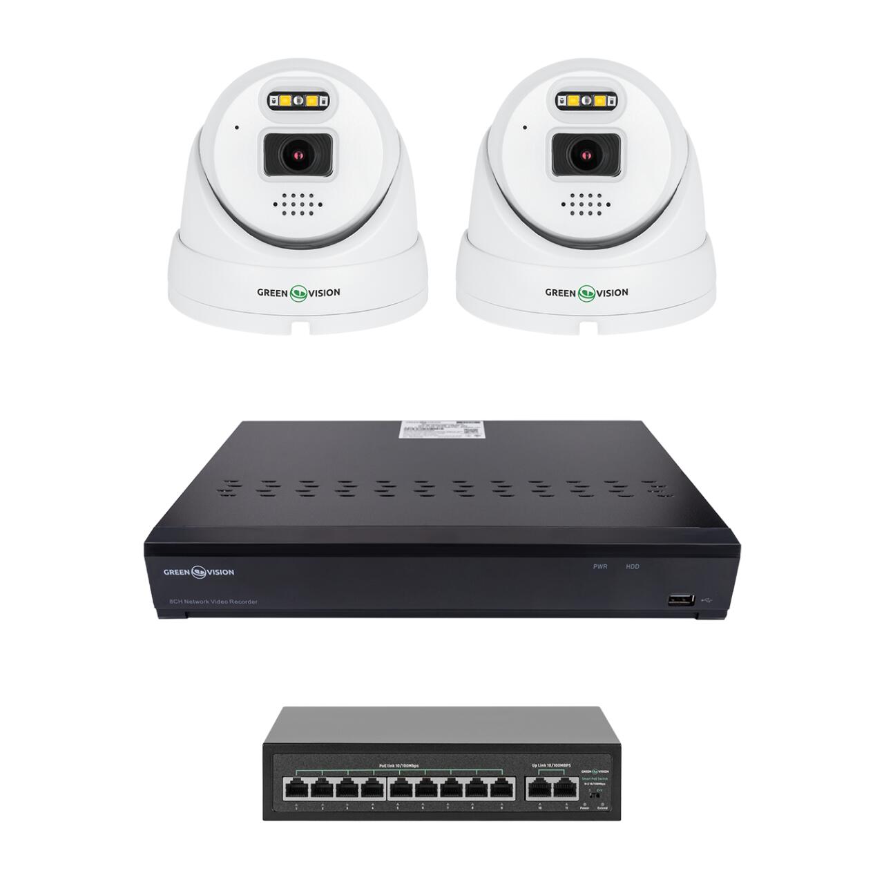 �������� ����������������� �� 2 ������ GV-IP-K-W101/2 5MP (Ultra AI)