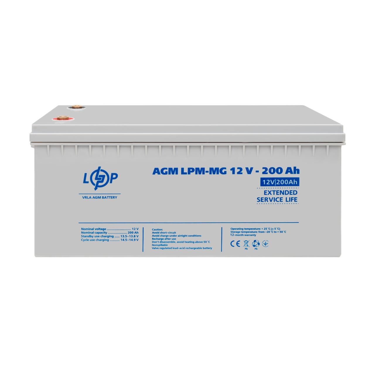 ��������� ���������� ������������� LPM-MG 12V - 200 Ah