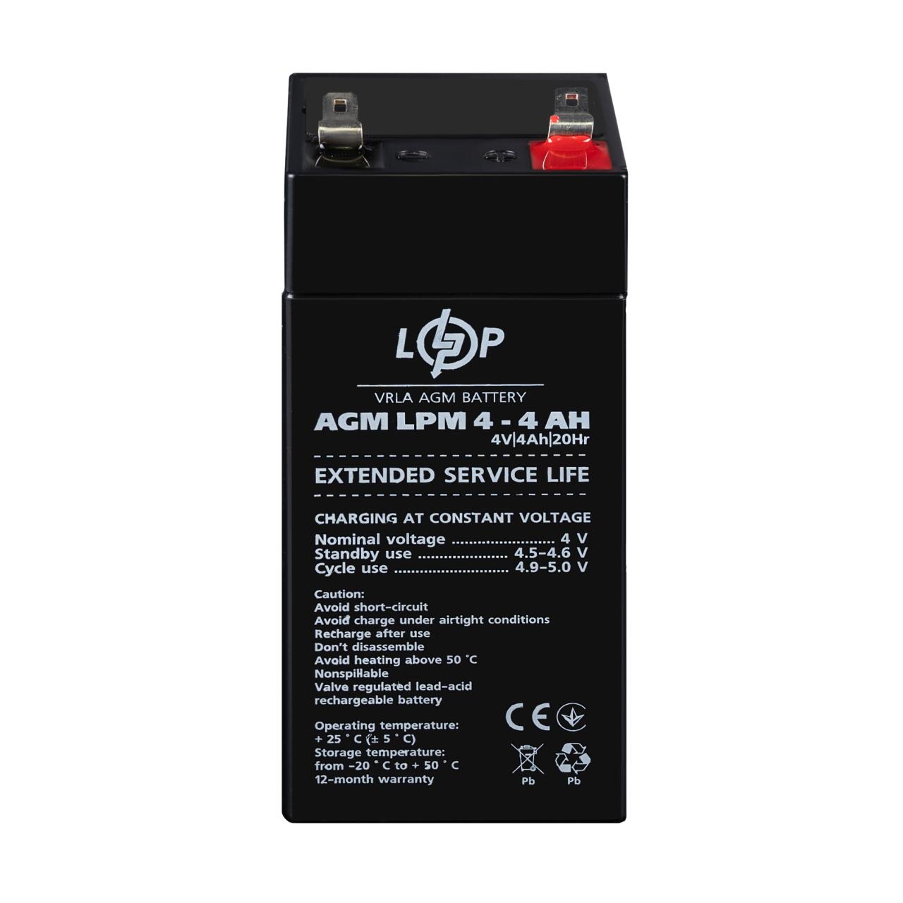 ���������� AGM LPM 4V - 4 Ah