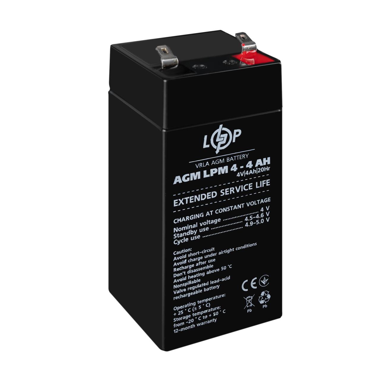 ���������� AGM LPM 4V - 4 Ah