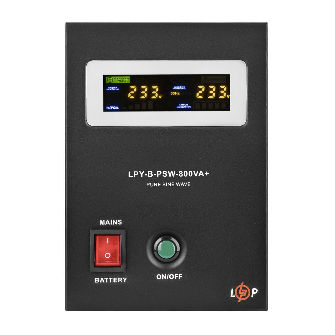 ��� � ���������� ��������� 12V LPY-B-PSW-800VA+(560��) 5A/15A