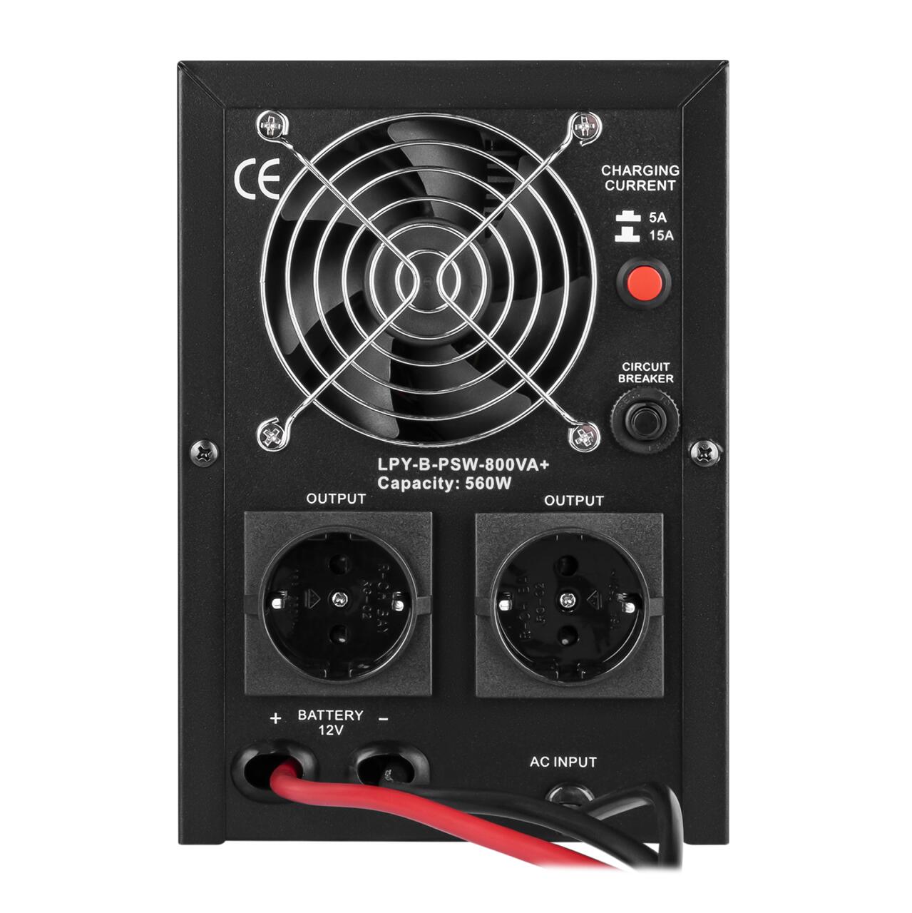 ��� � ���������� ��������� 12V LPY-B-PSW-800VA+(560��) 5A/15A