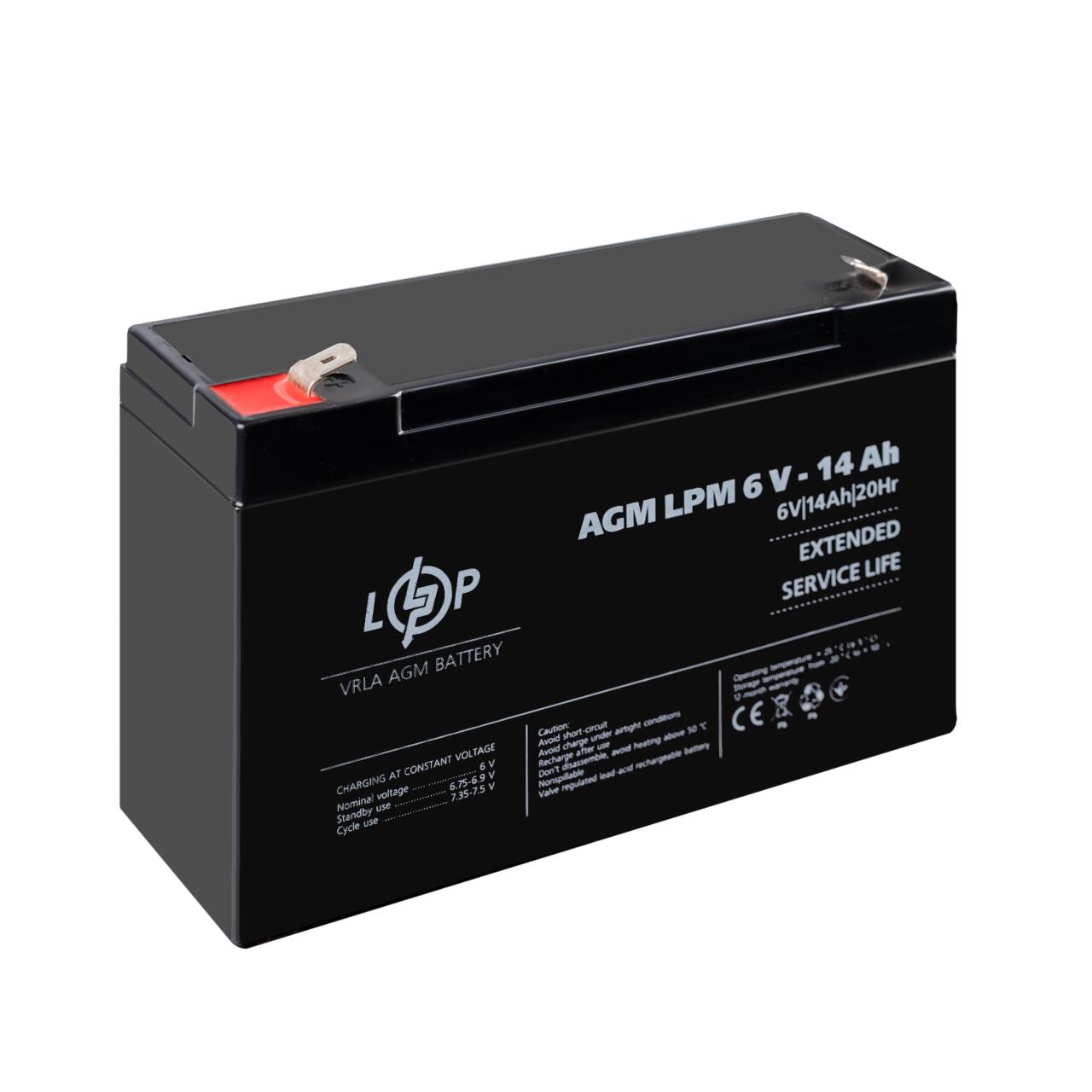 ���������� AGM LPM 6V - 14 Ah
