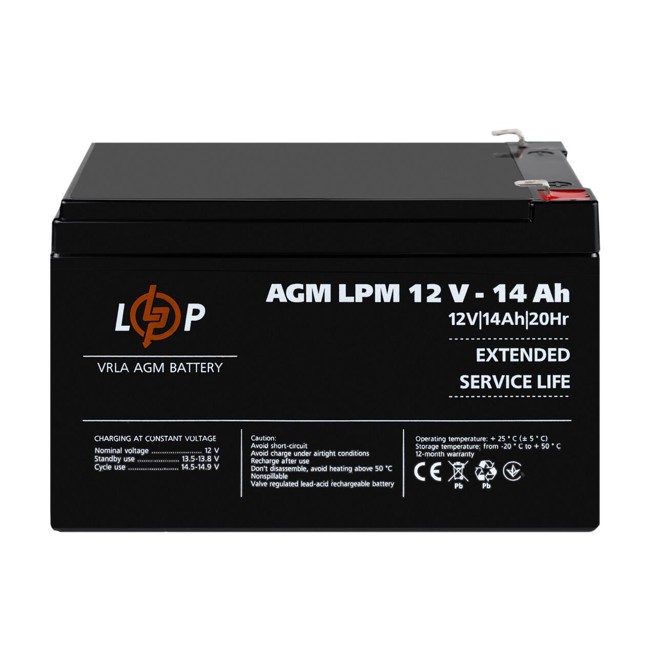 ���������� AGM LPM 12V - 14 Ah