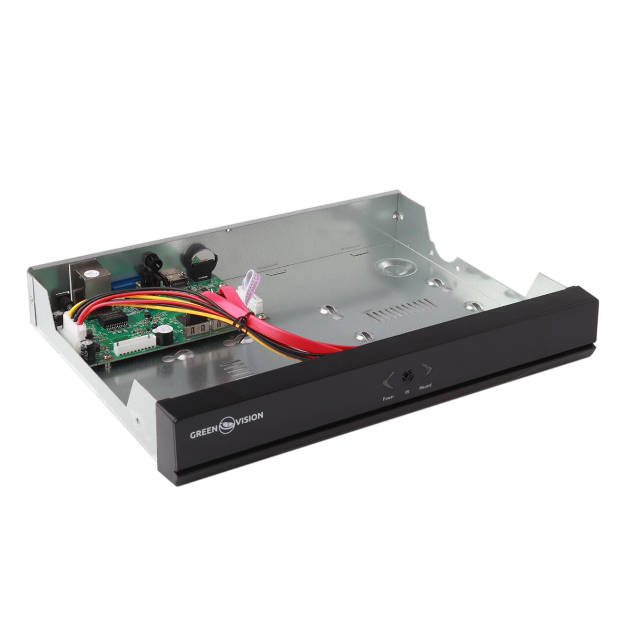 IP відеореєстратор 32-канальний 5MP NVR GreenVision GV-N-S002/32 IP відеореєстратор 32-канальний 5MP NVR GreenVision GV-N-S002/32