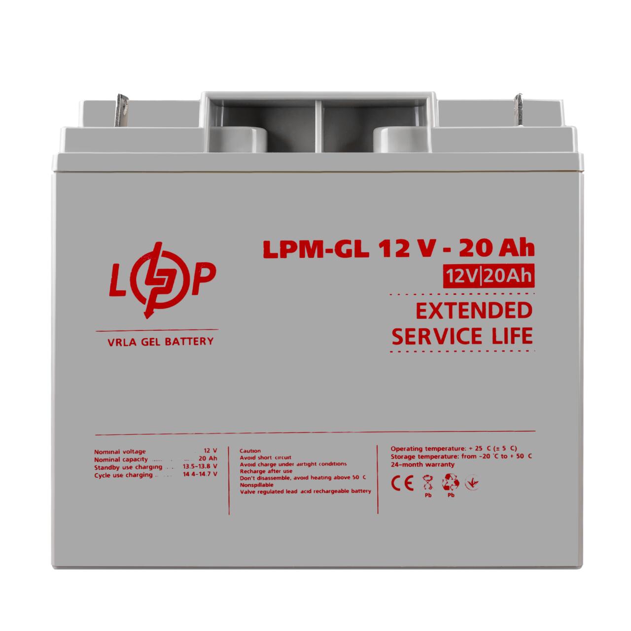 ���������� ������� LPM-GL 12V - 20 Ah