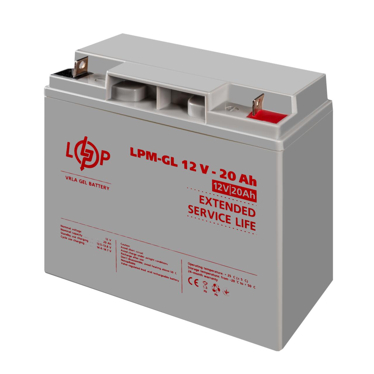���������� ������� LPM-GL 12V - 20 Ah