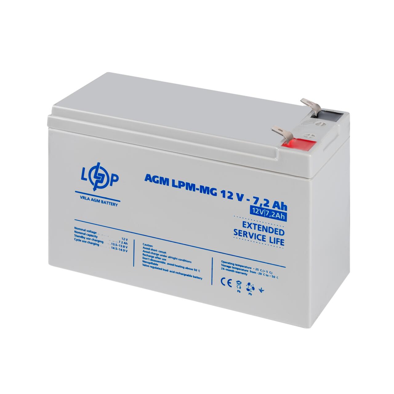 ���������� ������������� LPM-MG 12V - 7.2 Ah