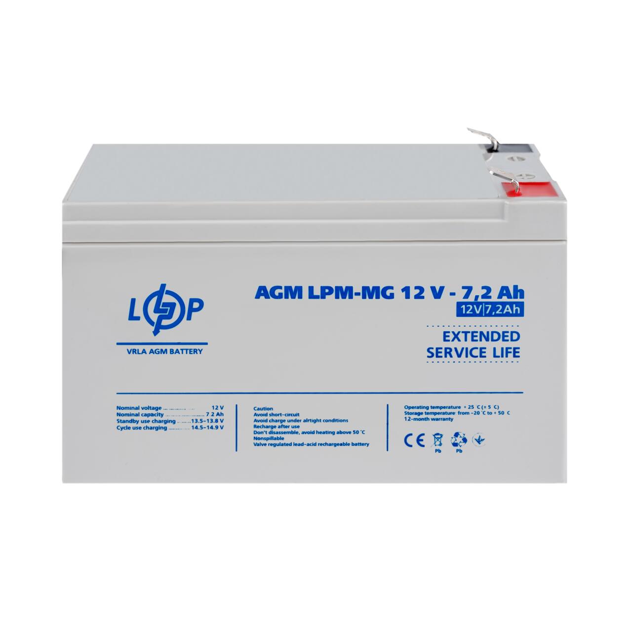 ���������� ������������� LPM-MG 12V - 7.2 Ah