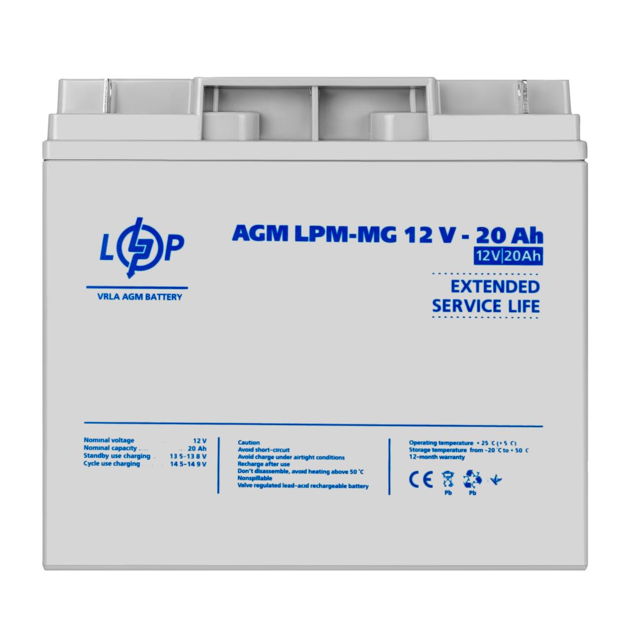 ���������� ������������� LPM-MG 12V - 20 Ah