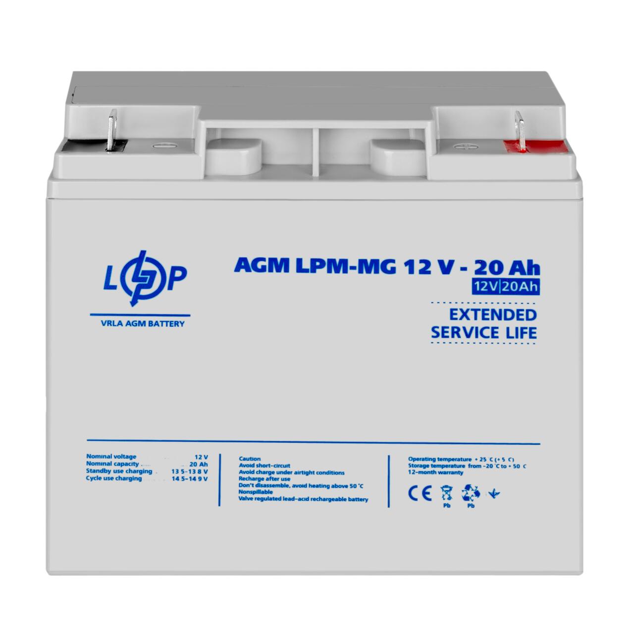 ���������� ������������� LPM-MG 12V - 20 Ah