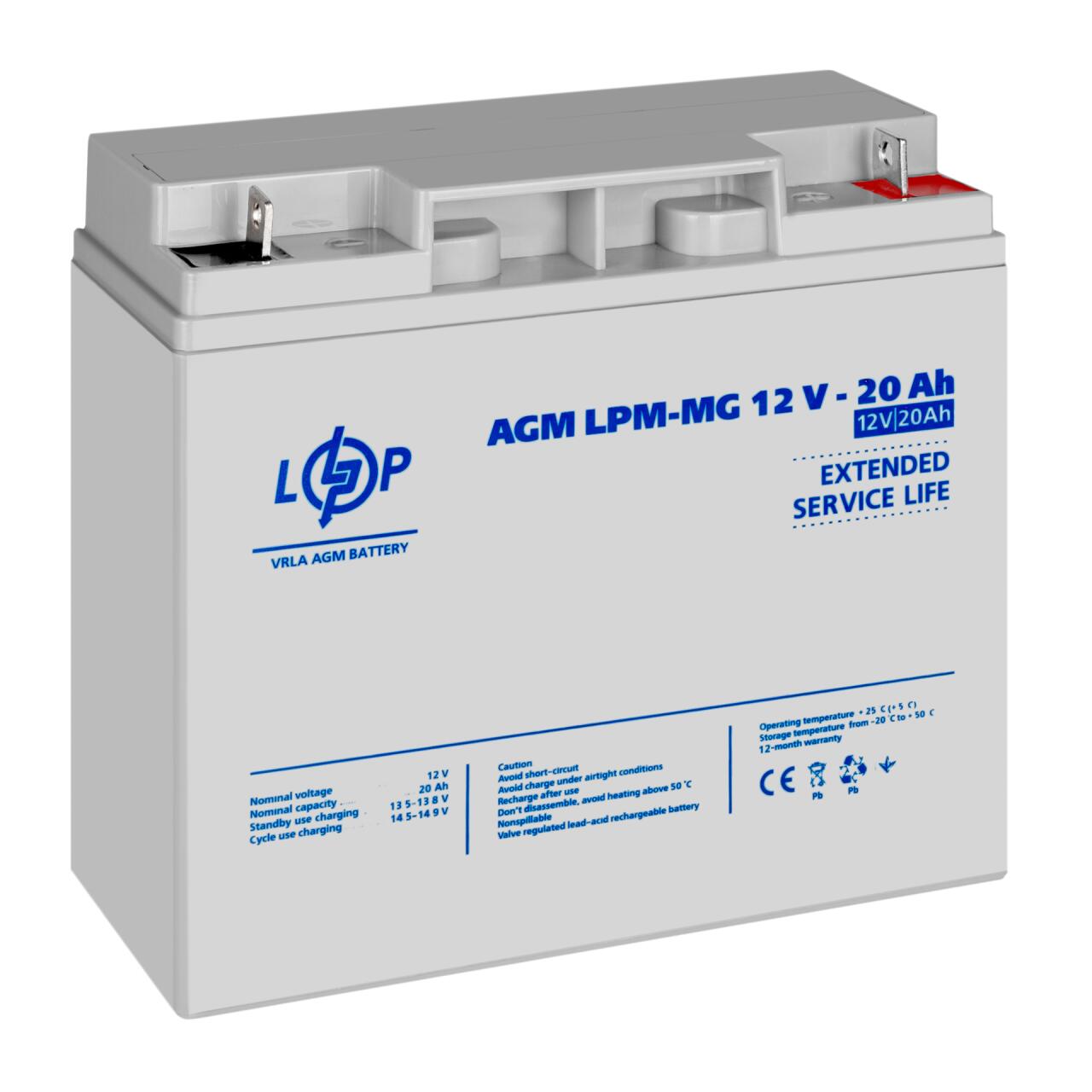 ���������� ������������� LPM-MG 12V - 20 Ah
